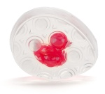 clear soap with duck